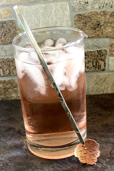 copper long spoon stir drink