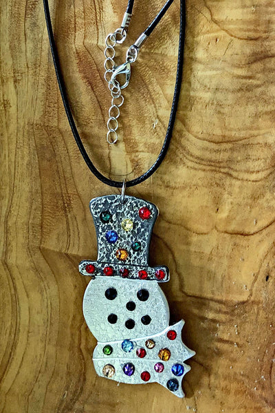 Snowman Ornament Necklace