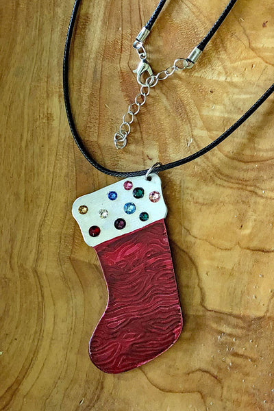 Stocking Ornament Necklace
