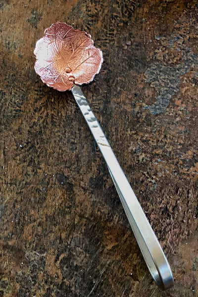copper sugar spoon